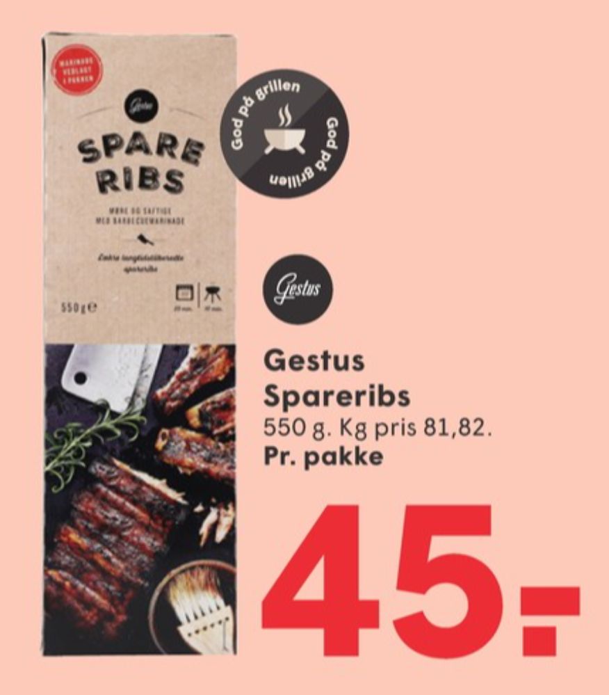 Gestus, Spareribs