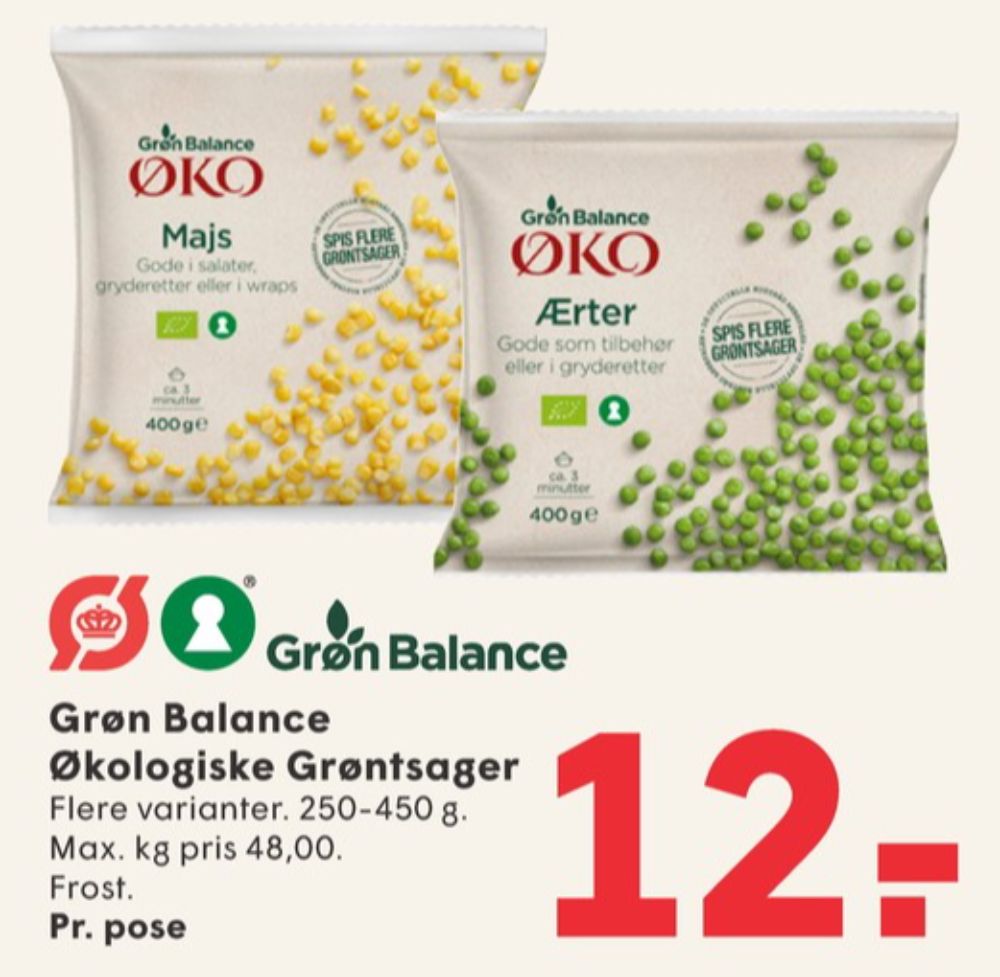 Grøn Balance, Majs