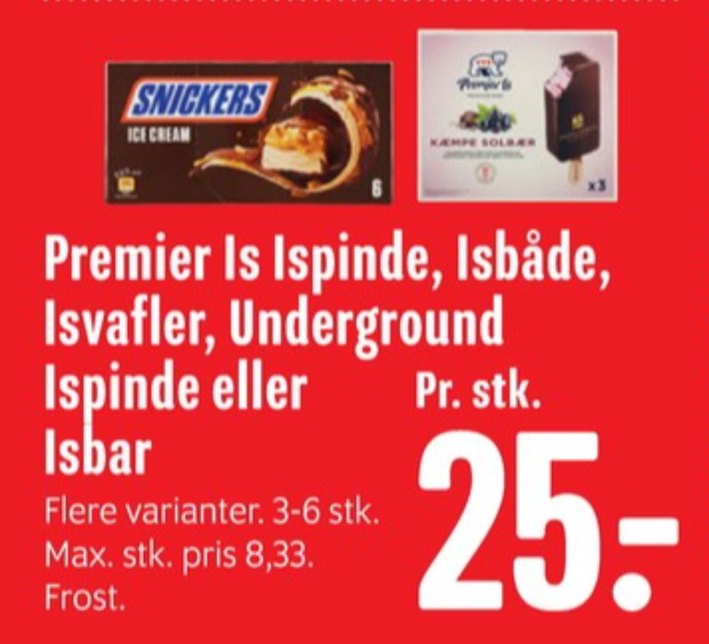 Snickers, Issnack Creame