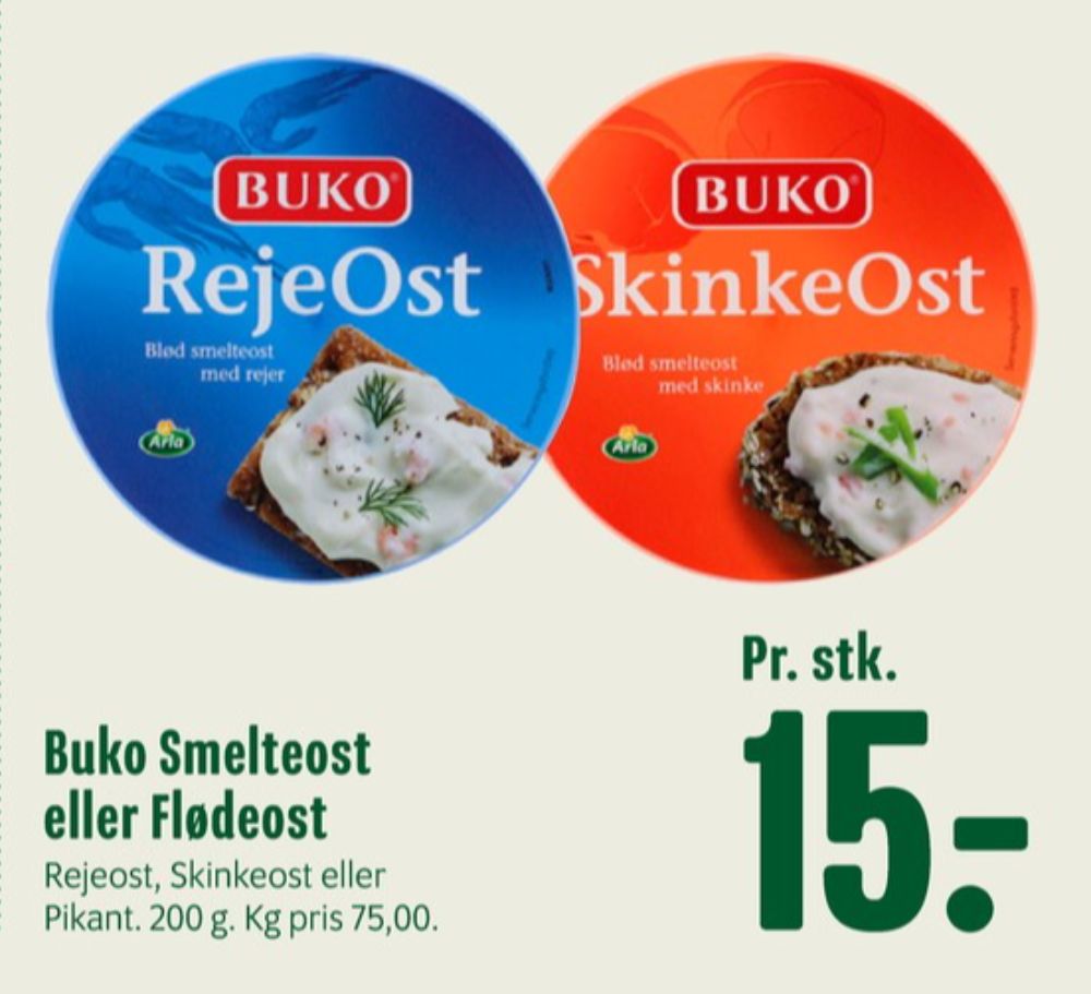 Buko, Flødeost Pikant
