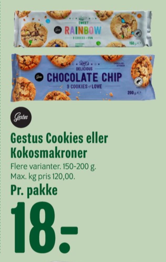 Gestus, Chocolate Chip Cookies