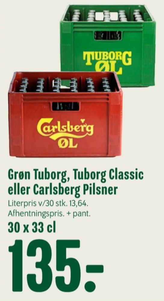 Tuborg Classic, Øl