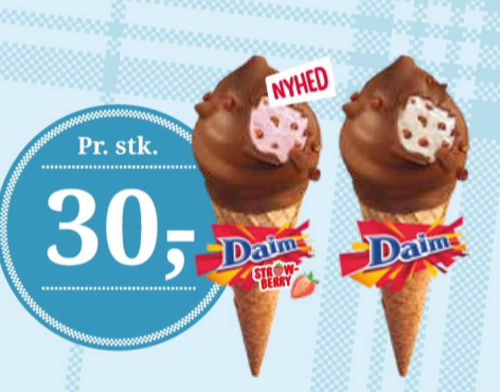 Frisko Daim, Isvaffel