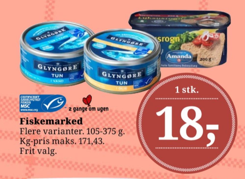 Glyngøre, Premium tun i solsikke olie