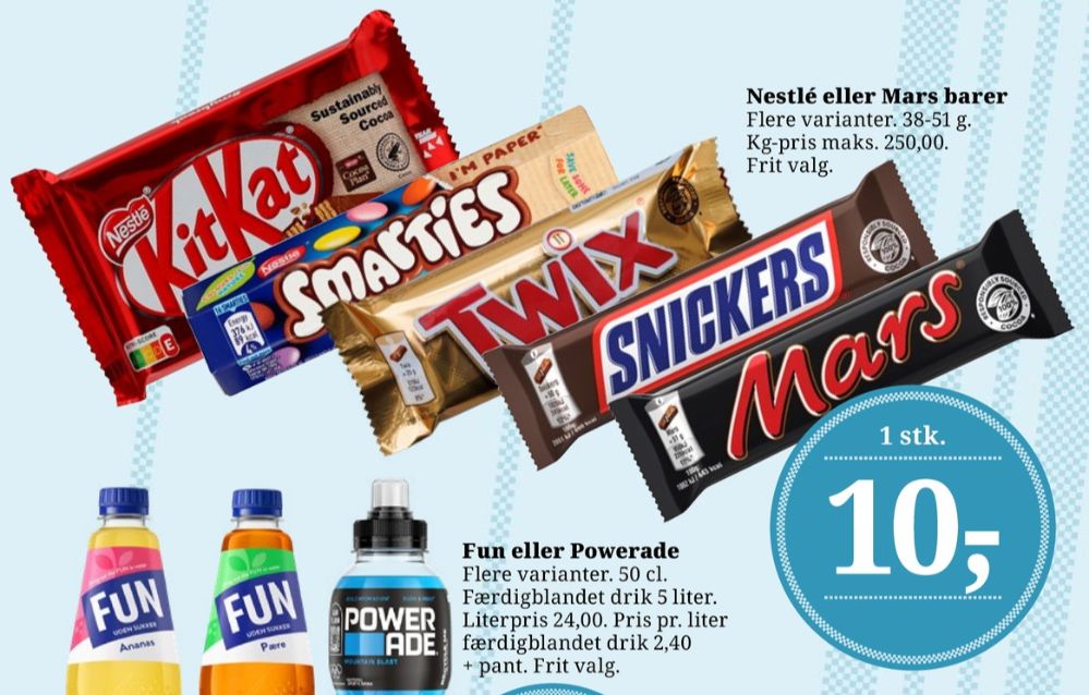 Mars, Chokoladebar