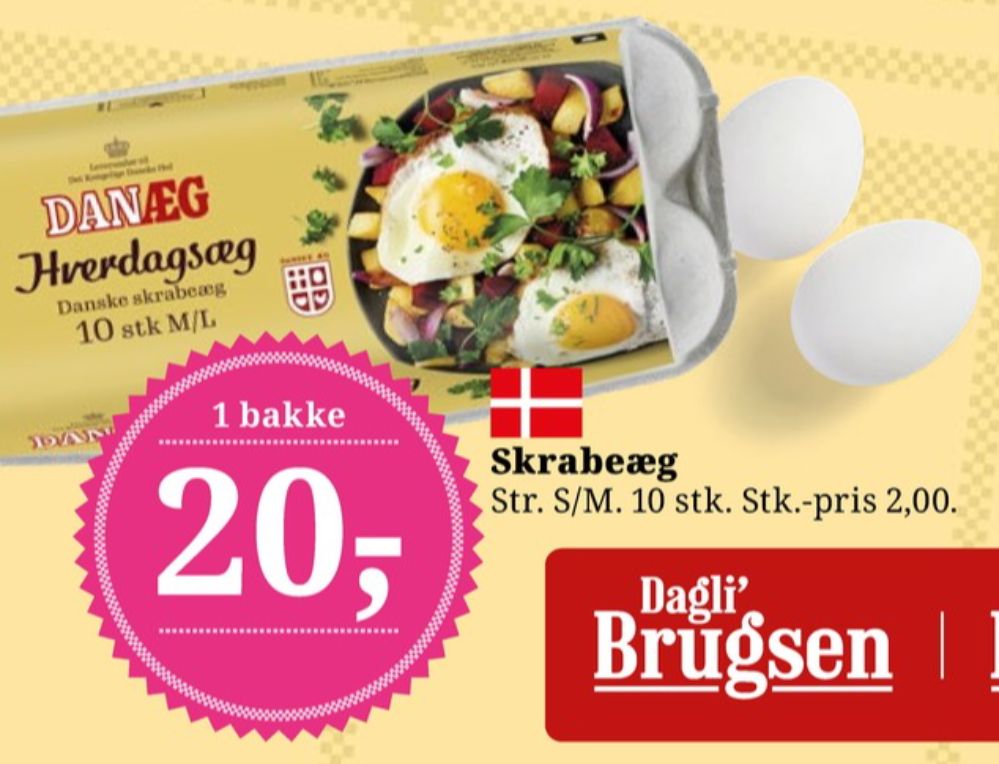 Danæg, Hverdagsæg M/L