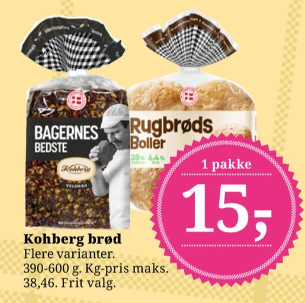 Kohberg, Rugbrødsboller
