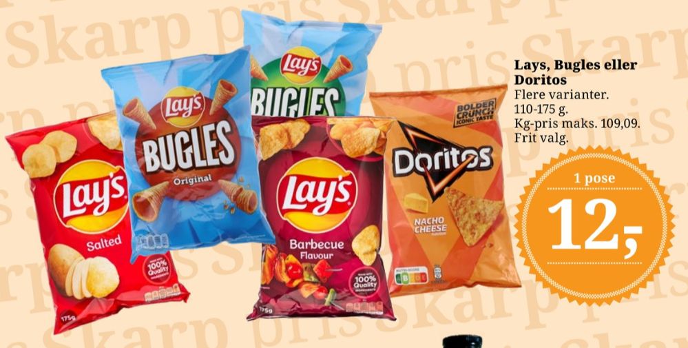 Lays, Saltede Chips