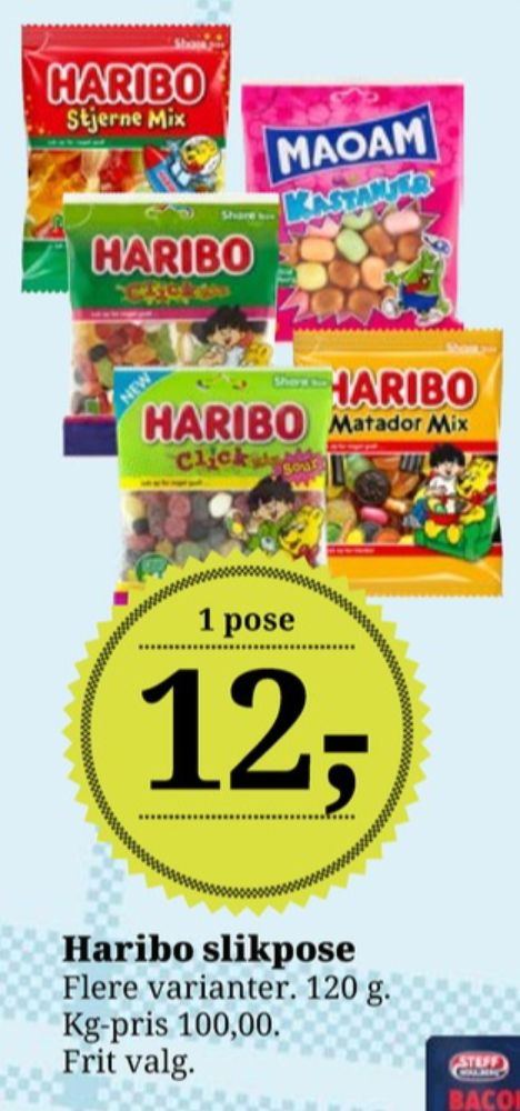 Haribo Click Mix, Slikposer