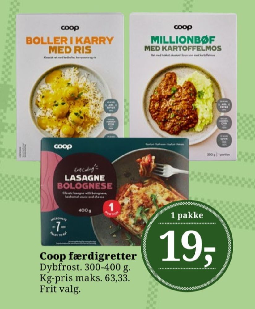 Coop, Lasagne Bolognese