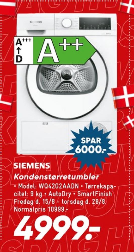 Siemens, Tørretumbler