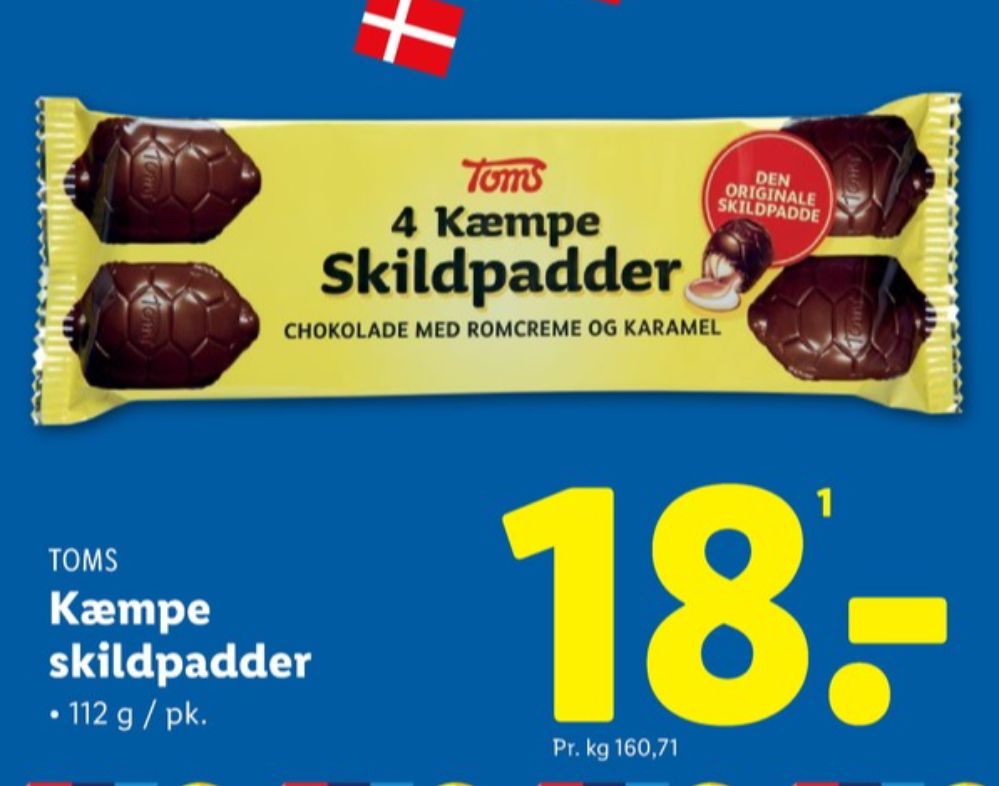 Toms Kæmpe Skildpadder, Chokoladeskildpadder