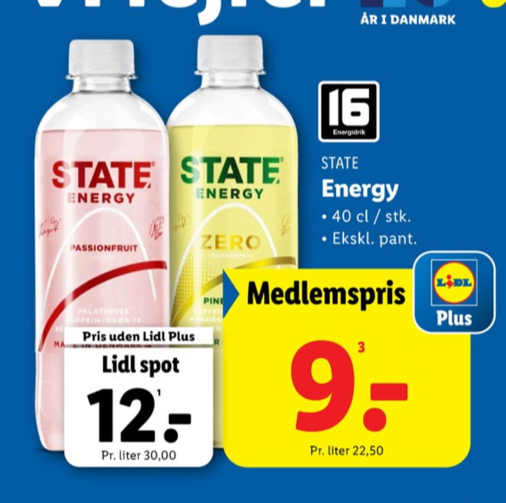 STATE Passionfruit, Energidrik