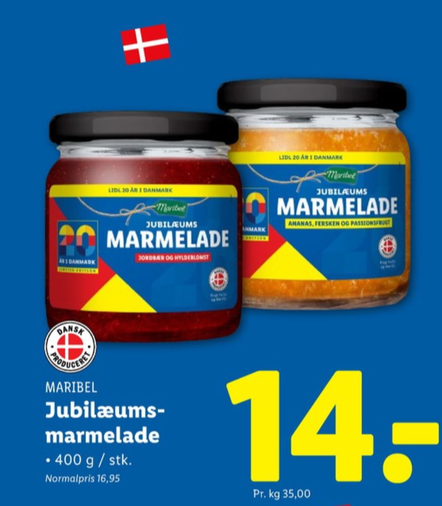Maribel, Ananas og Fersken Jubilæumsmarmelade