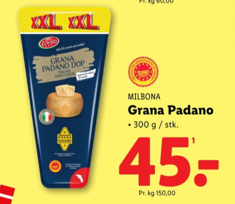 Lovilio, Grana Padano
