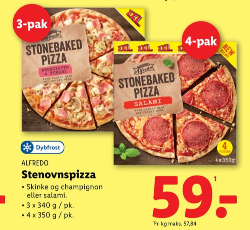 Trattoria Alfredo, Stonebaked Salami Pizza