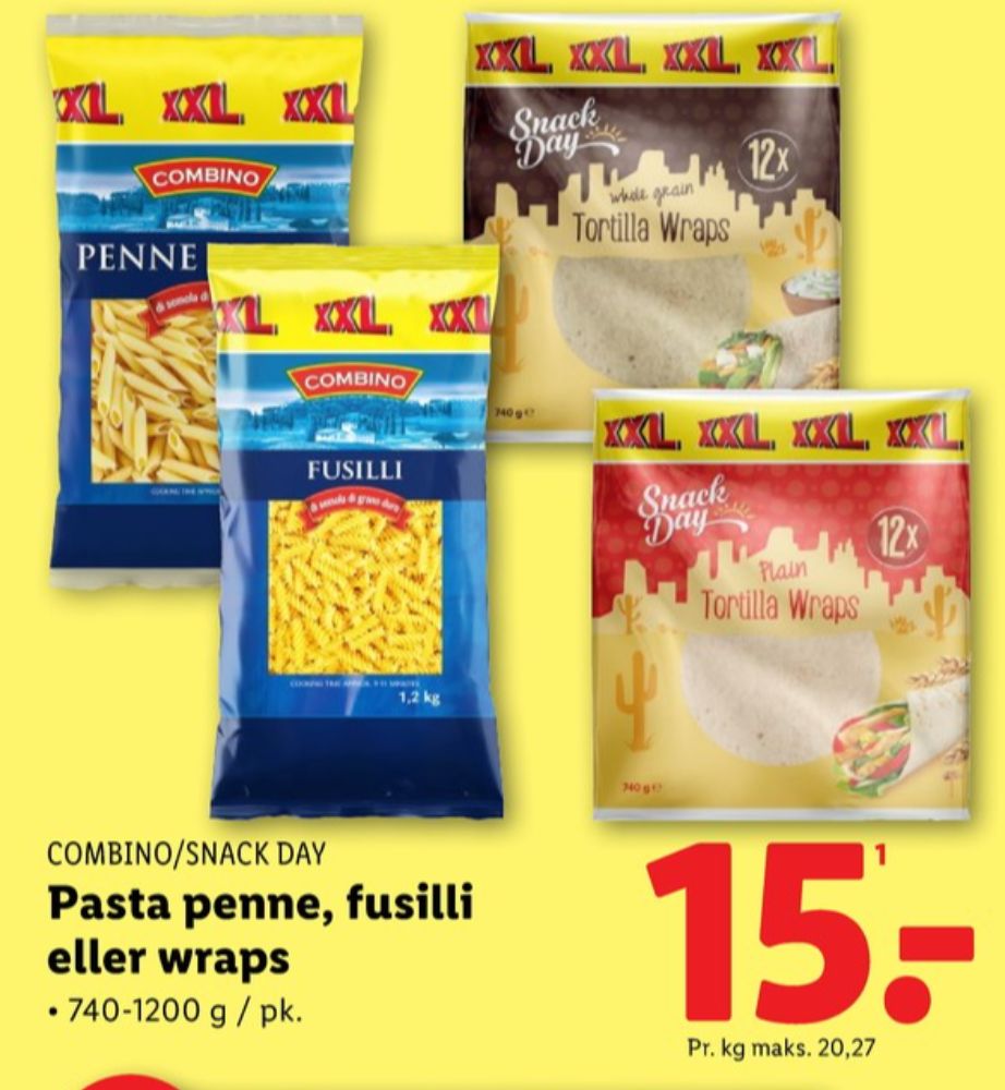 Snack Day, Tortillawrap fuldkorn