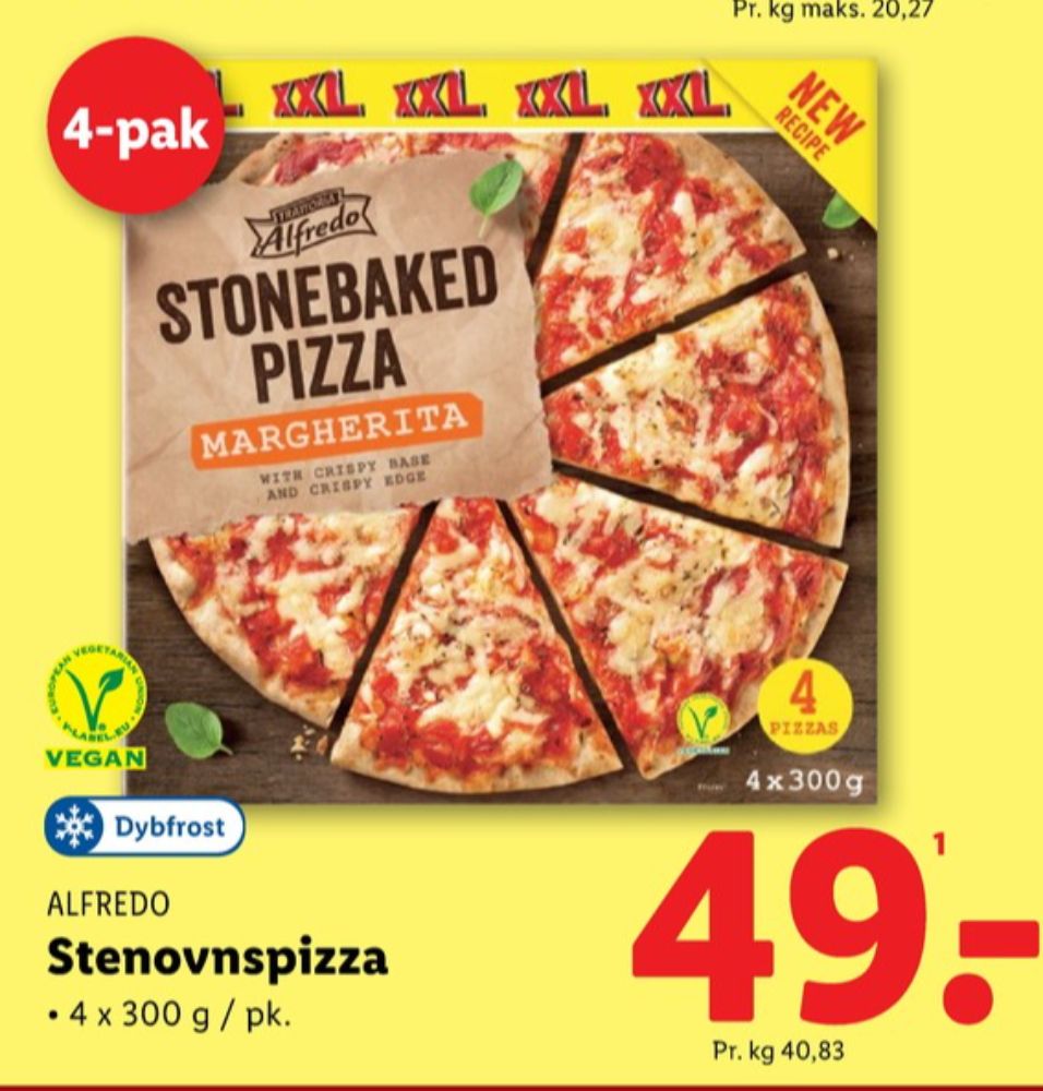 Trattoria Alfredo, Stonebaked Margherita Pizza