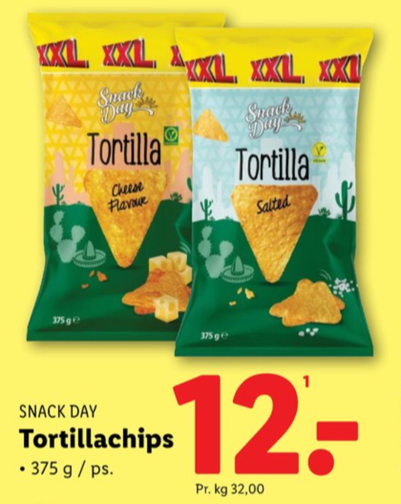 Snack Day, Tortillachips Nacho Cheese