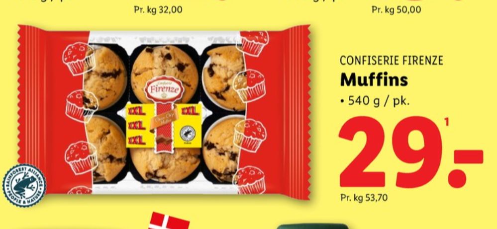 Confiserie Firenze, Muffins