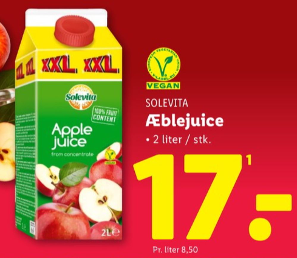 Solevita, Æblejuice