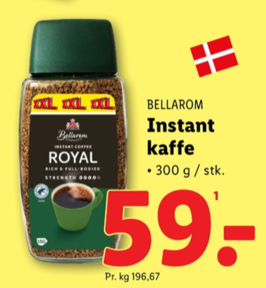 Bellarom, Instant Kaffe