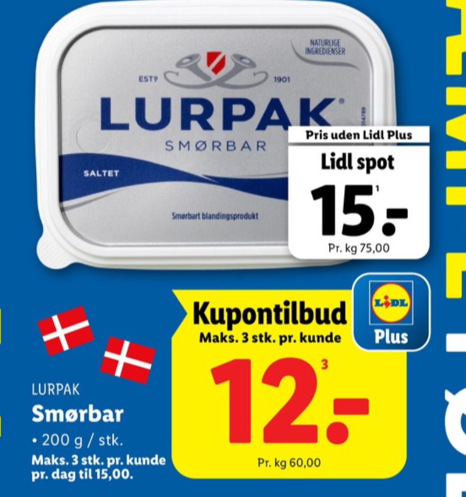 Lurpak, Smørbar
