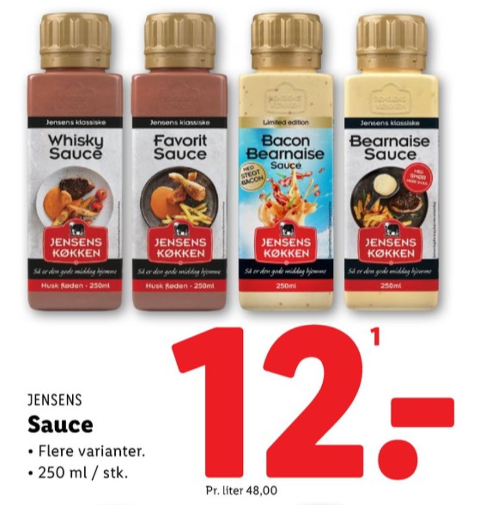 Jensens Køkken, Whisky Sauce