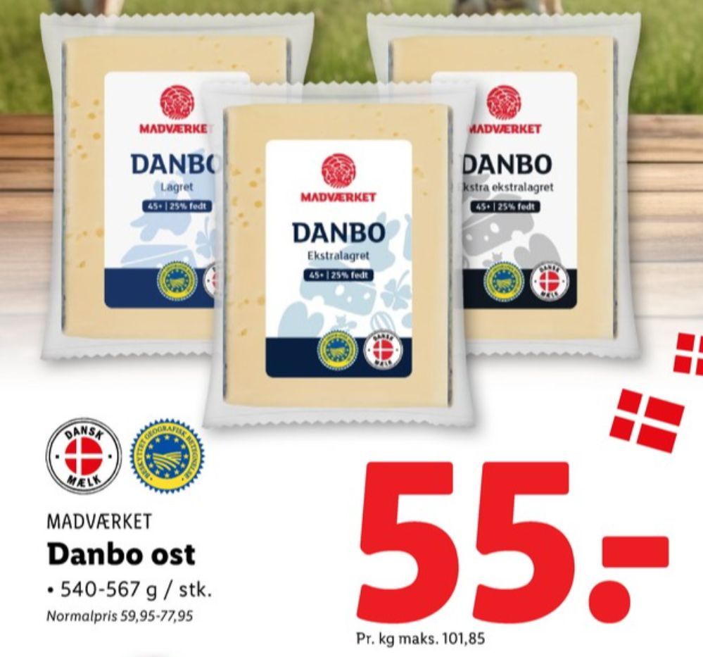 Madværket, Skæreost Danbo Lagret