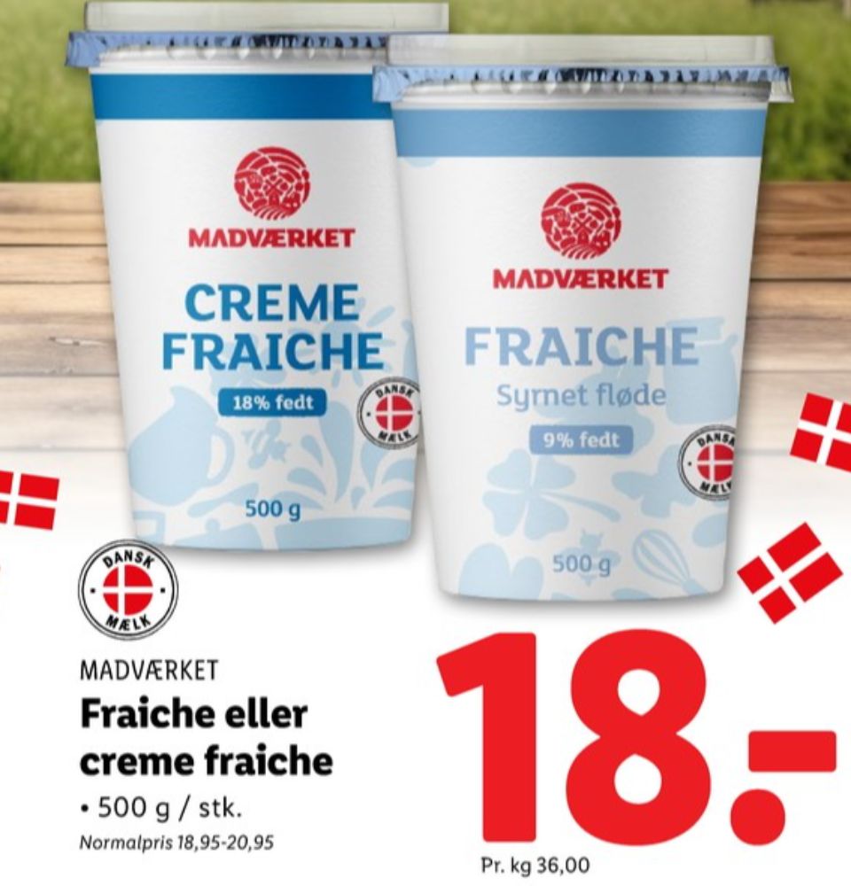 Madværket, Creme Fraiche 18%