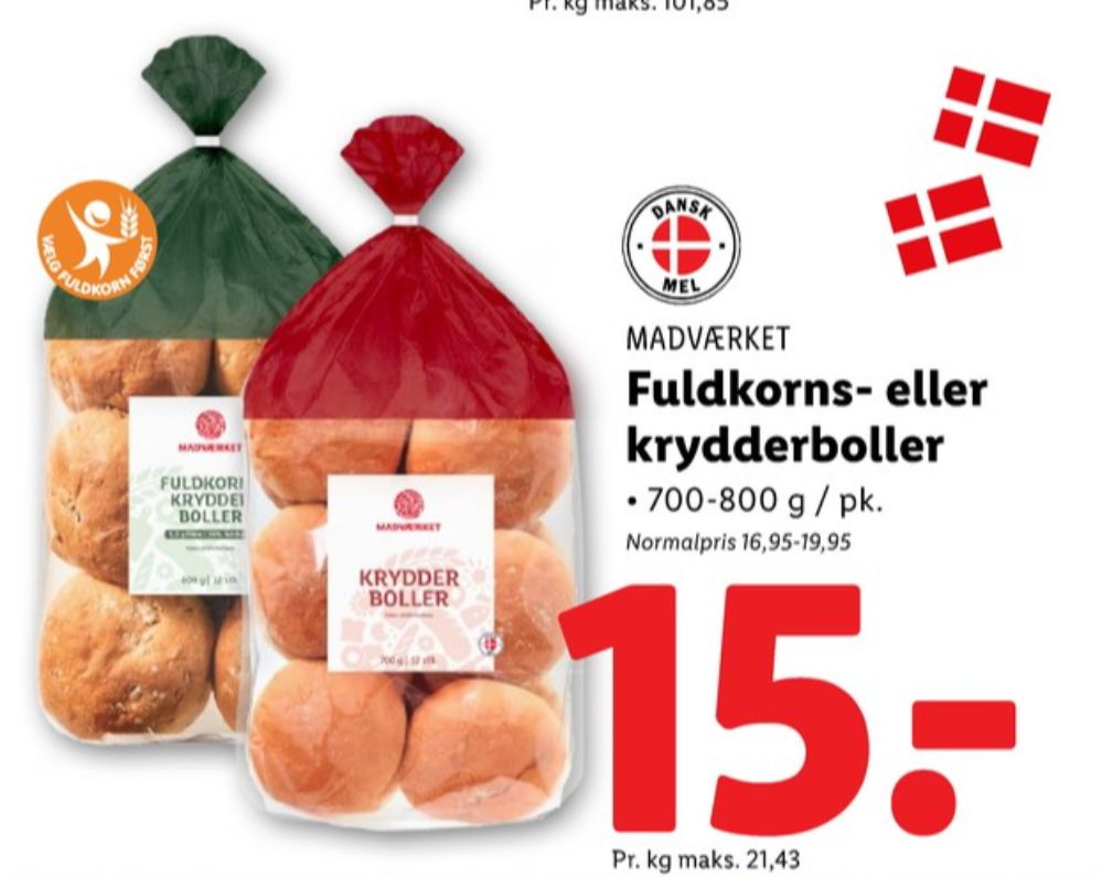 Madværket, Fuldkornskrydderboller