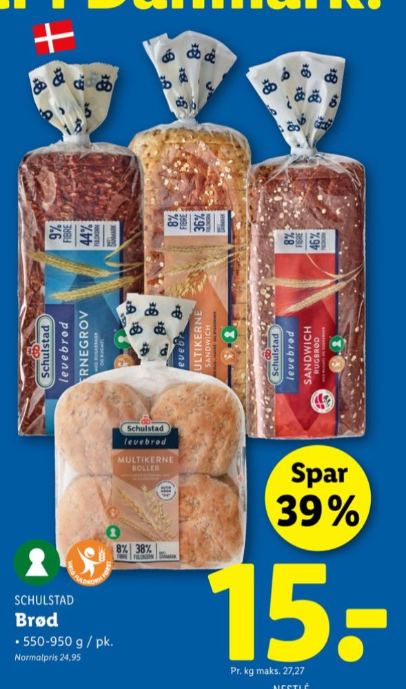 Schulstad Levebrød, Kernegrov Rugbrød