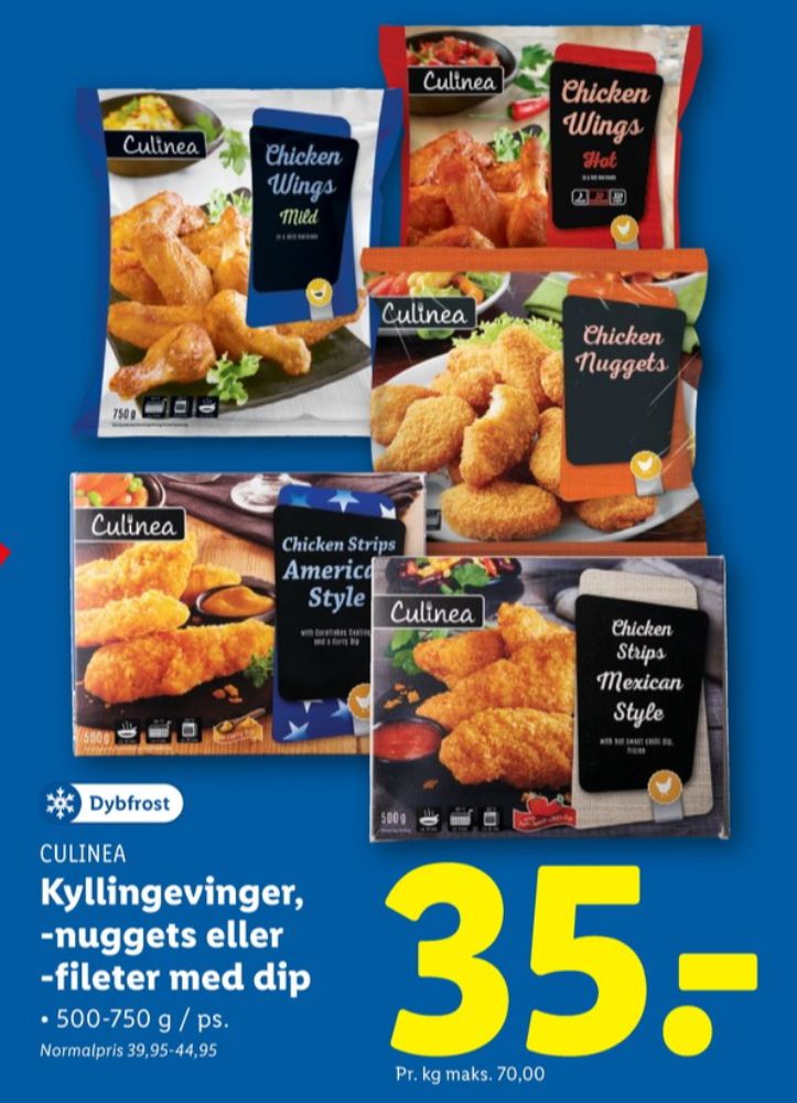Culinea, Chicken Wings