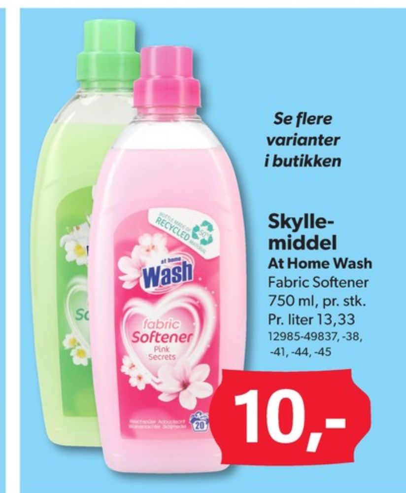at home WASH, Skyllemiddel