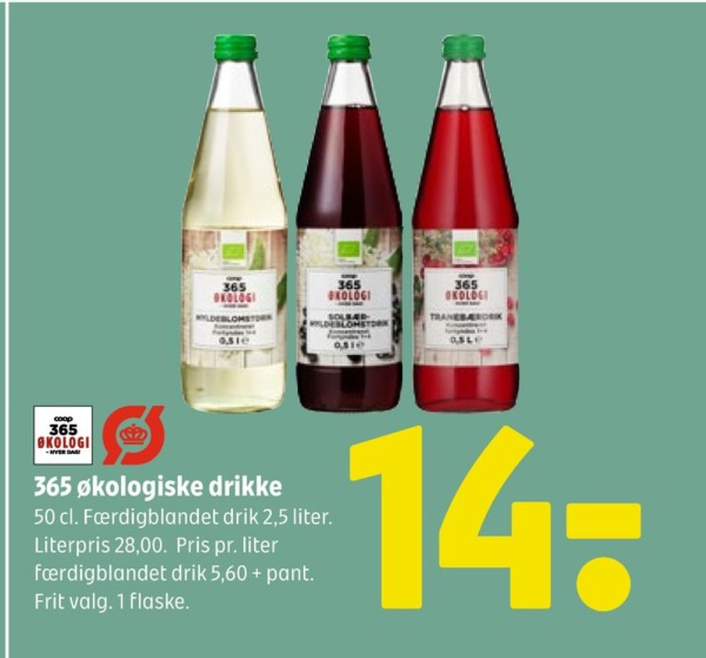 Coop 365, Solbær- Hyldeblomstdrik