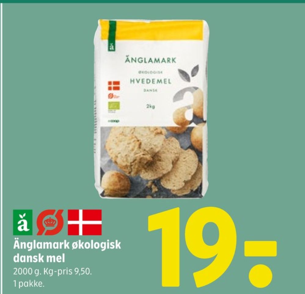 Änglamark, Hvedemel