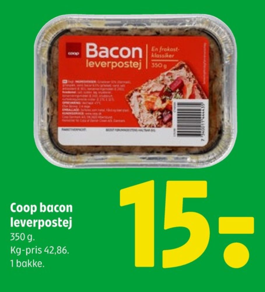 Coop Bacon, Leverpostej