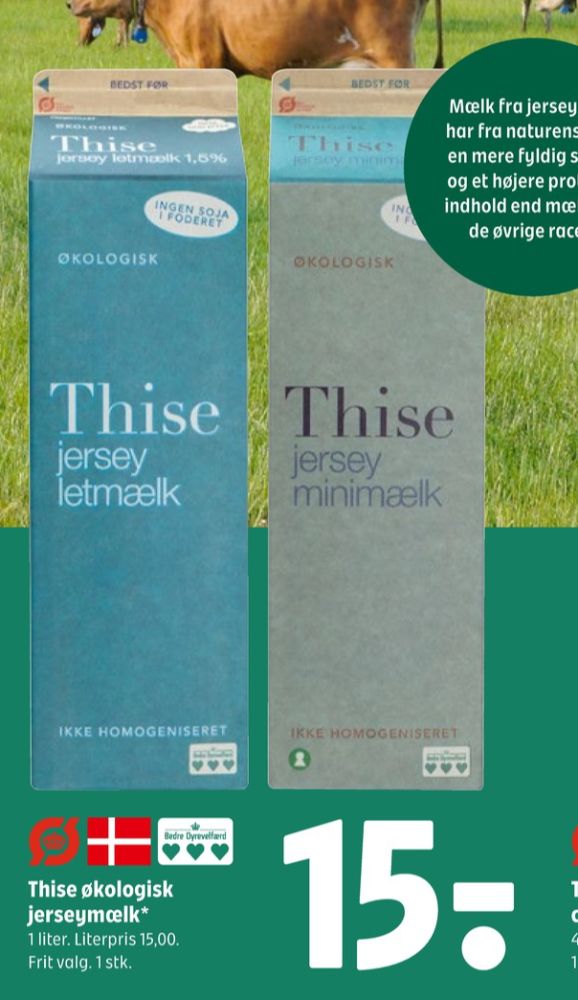 Thise, Jersey Letmælk