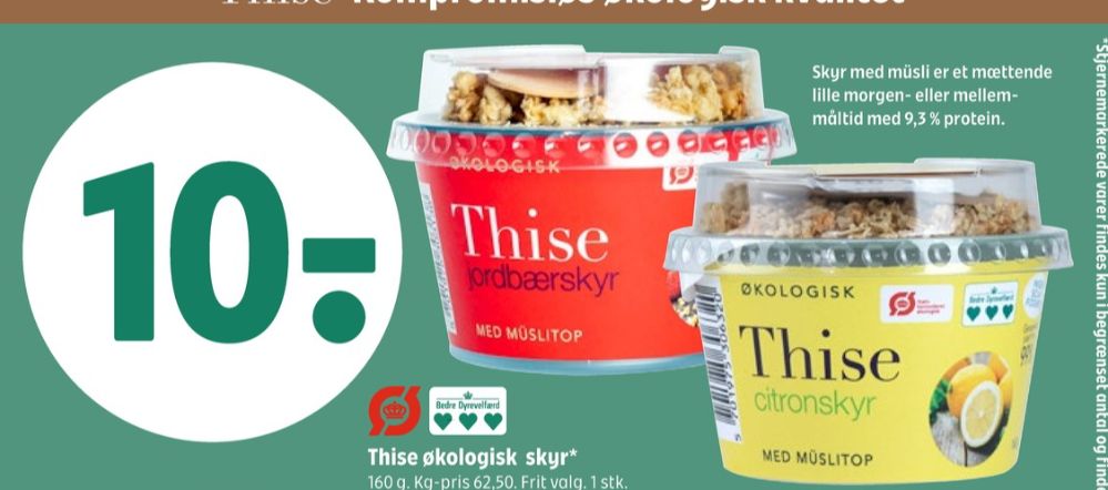 Thise, Citron Skyr med Müslitop