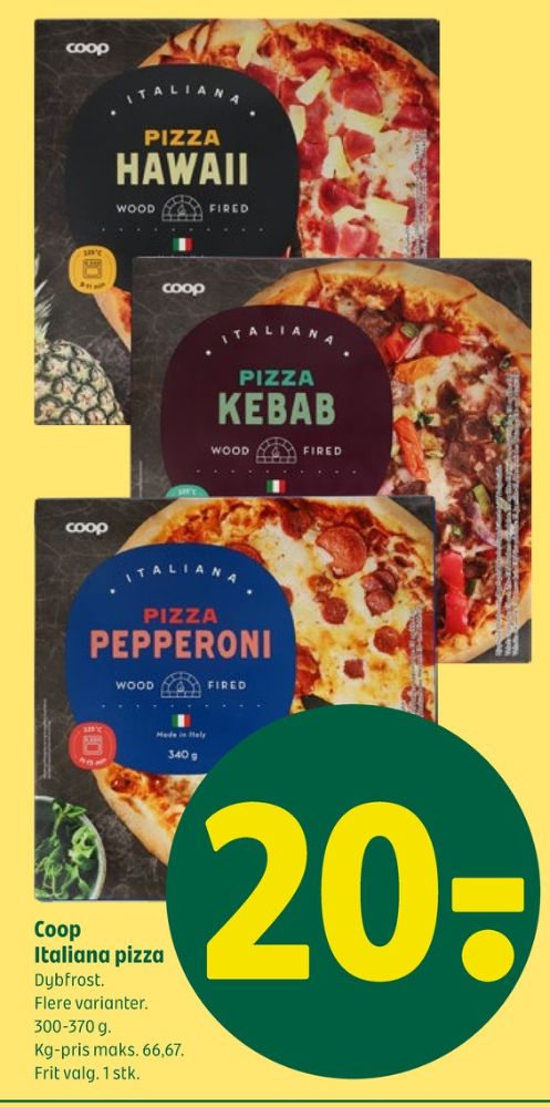 Coop, Pizza Hawaii