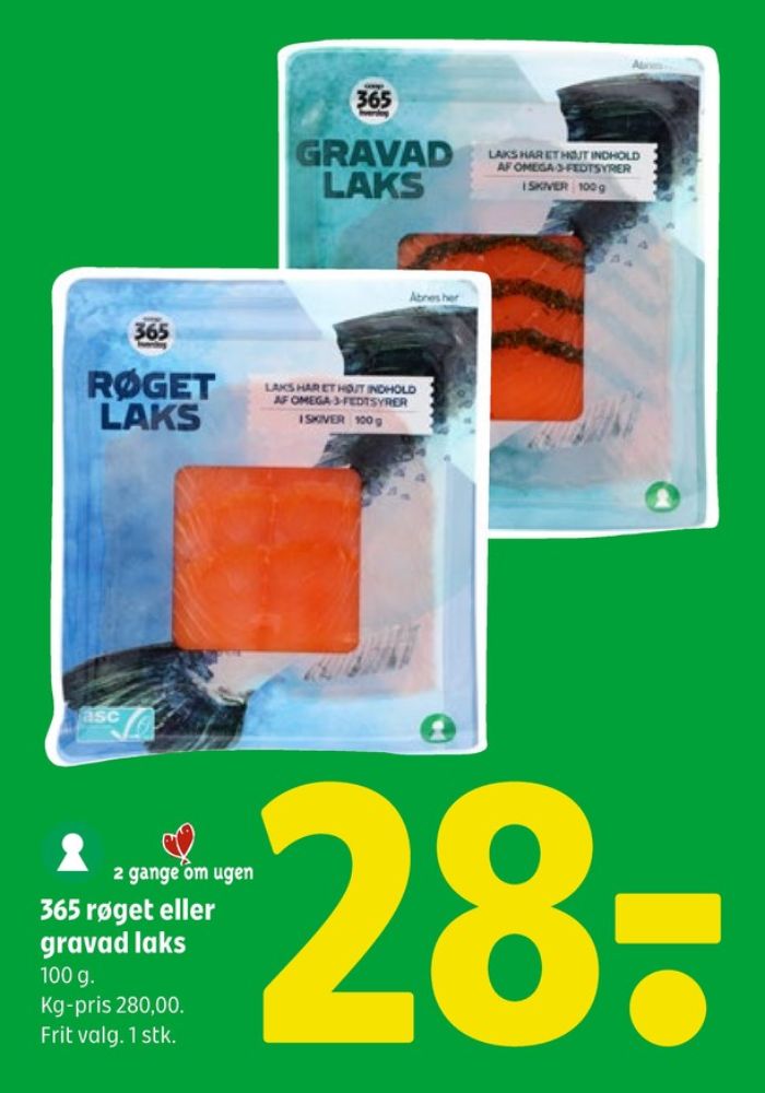 Coop 365 hverdag, Laks i skiver