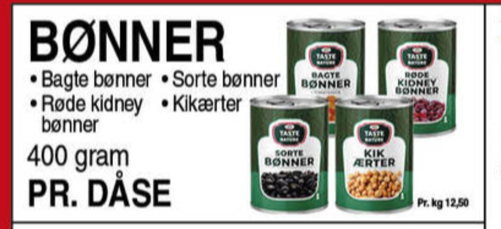 Taste of Nature, Bønner