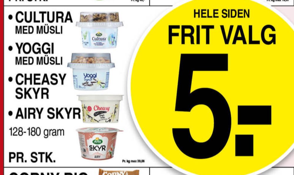 Yoggi, Yoghurt Appelsin Med Müsli Top