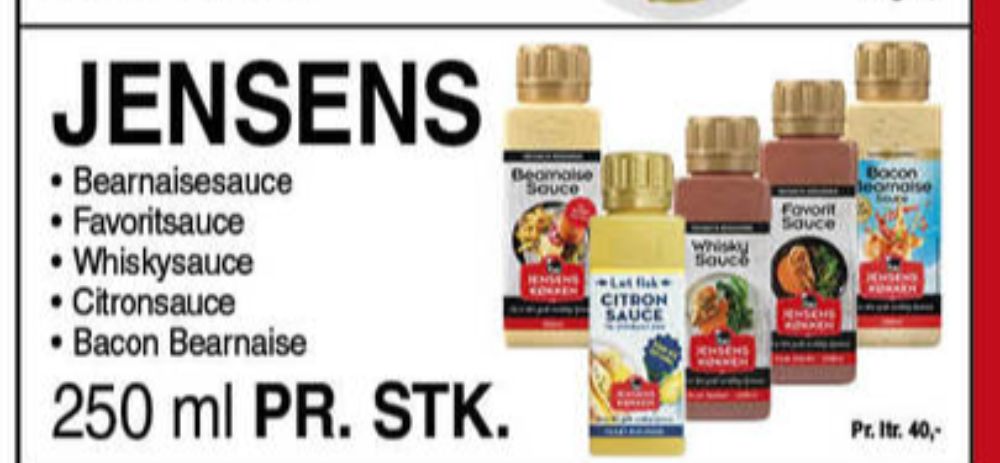 Jensens Køkken, Whisky Sauce