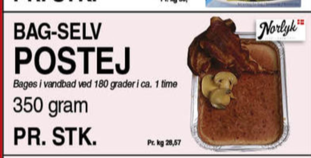 Norlyk Slagter, Bag-Selv Leverpostej