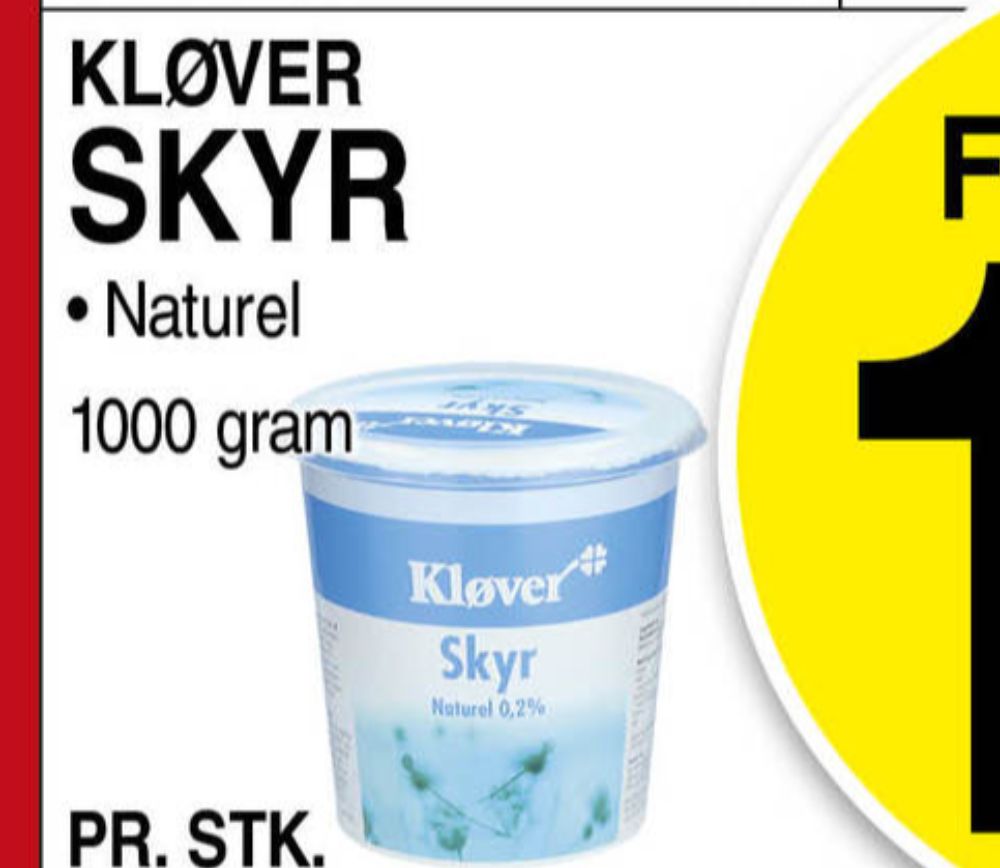 Kløver, Naturel Skyr 0,2%