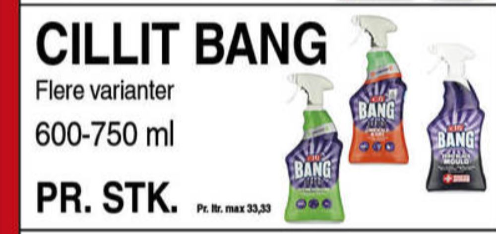 Cillit Bang, Rengøring - universal