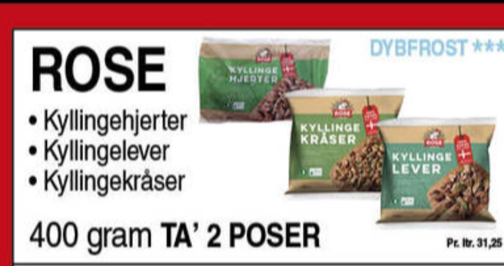 Rose, Kyllingehjerter