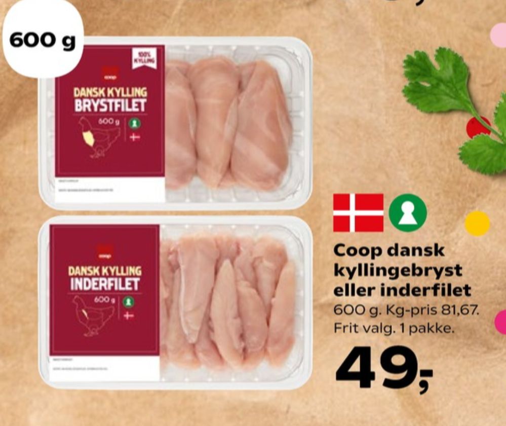 Coop, Kyllingebrystfilet