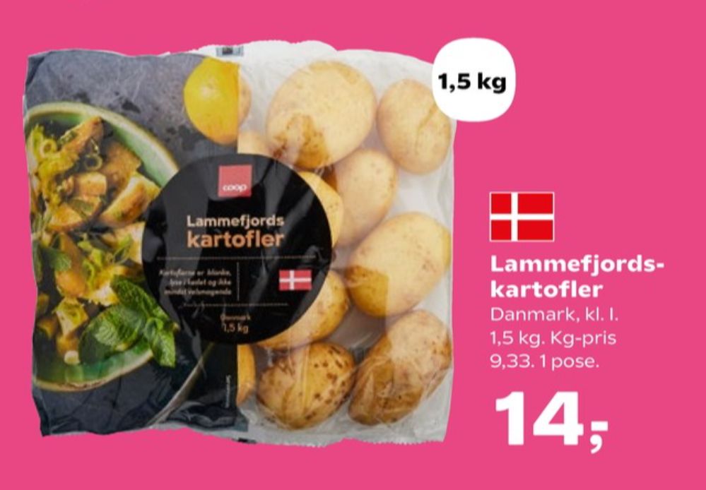 Coop, Kartofler